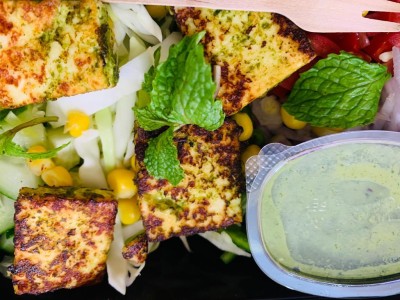 Paneer Tikka Salad Paneer Tikka Salad